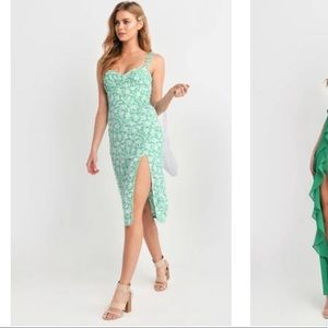 NWT Tobi green dress sz M